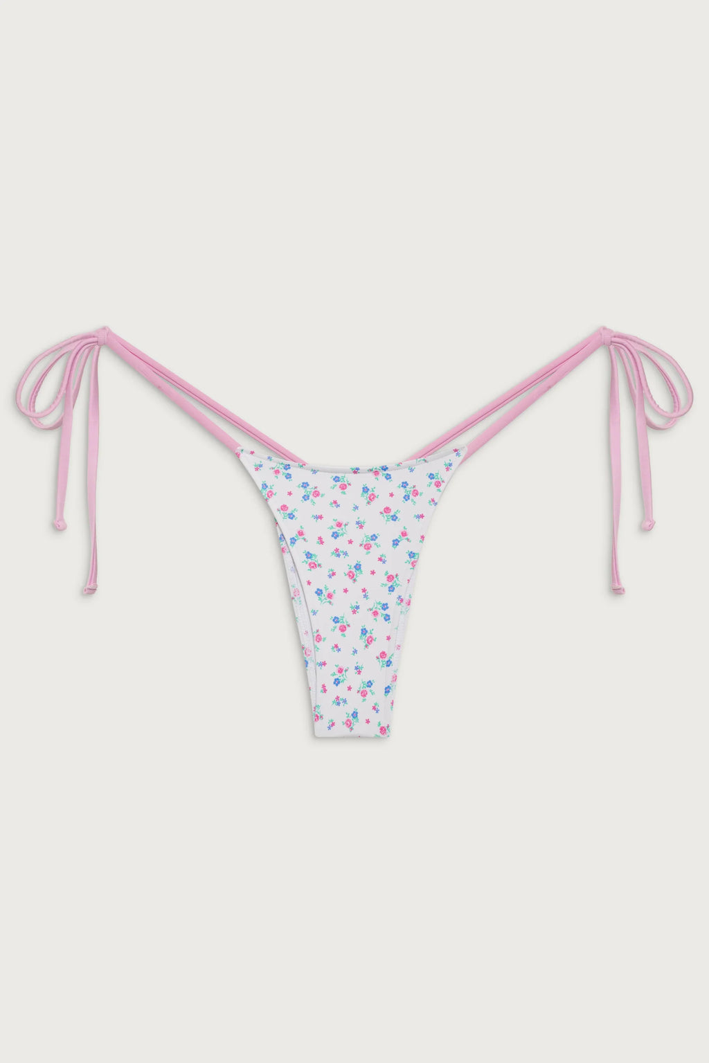 Divine Tie Side Skimpy Bikini Bottom - Sweet Meadow