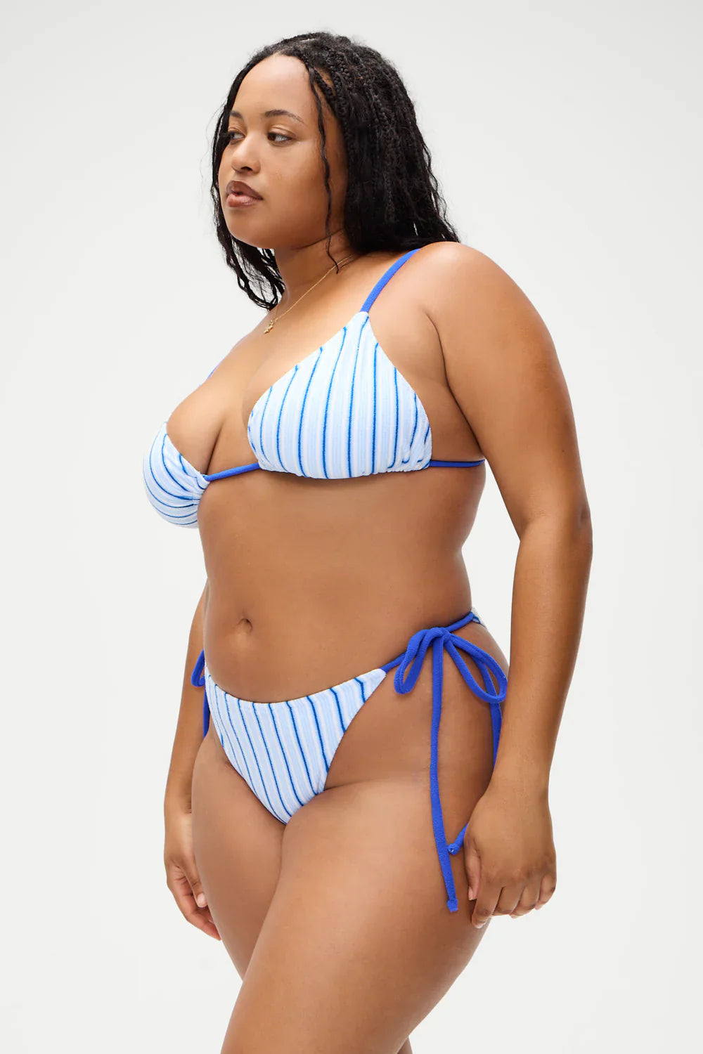 Lumia Triangle Bikini Top - Seaside Stripe