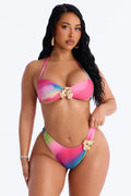 So Wild 2 Piece Bikini - Pink/combo