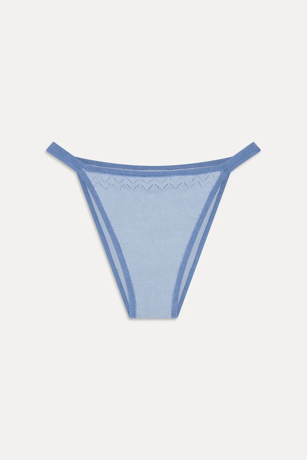 Tide Knit Cheeky Bikini Bottom - Malibu Tide