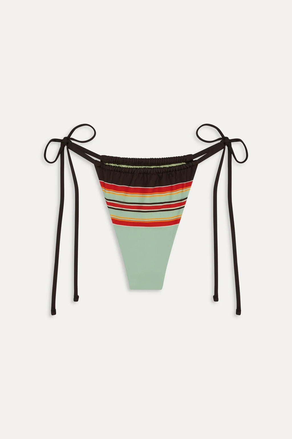 Tia Striped Skimpy Bikini Bottom - Desert Dusk