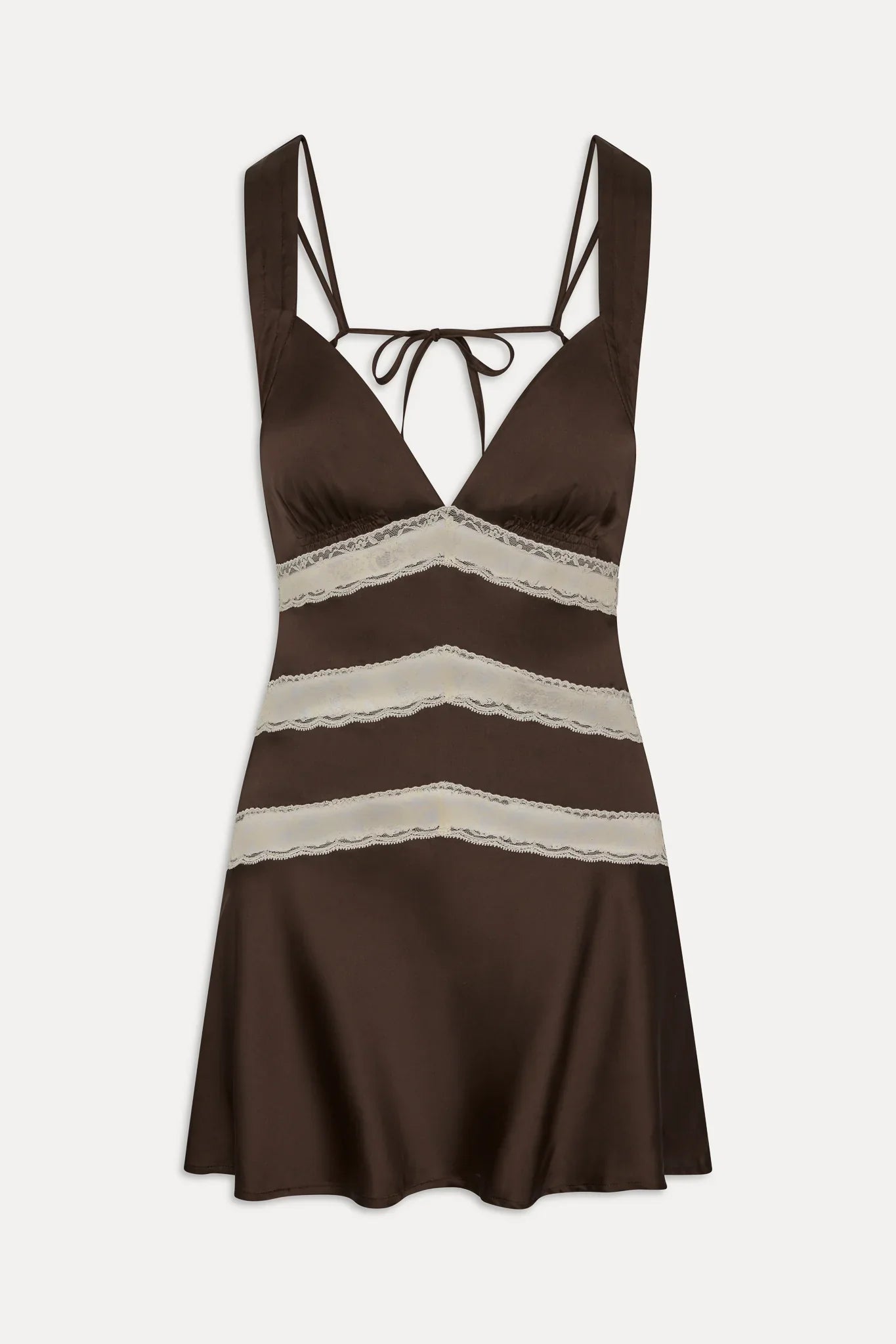 Sedona Satin Mini Dress - Gift Wrap