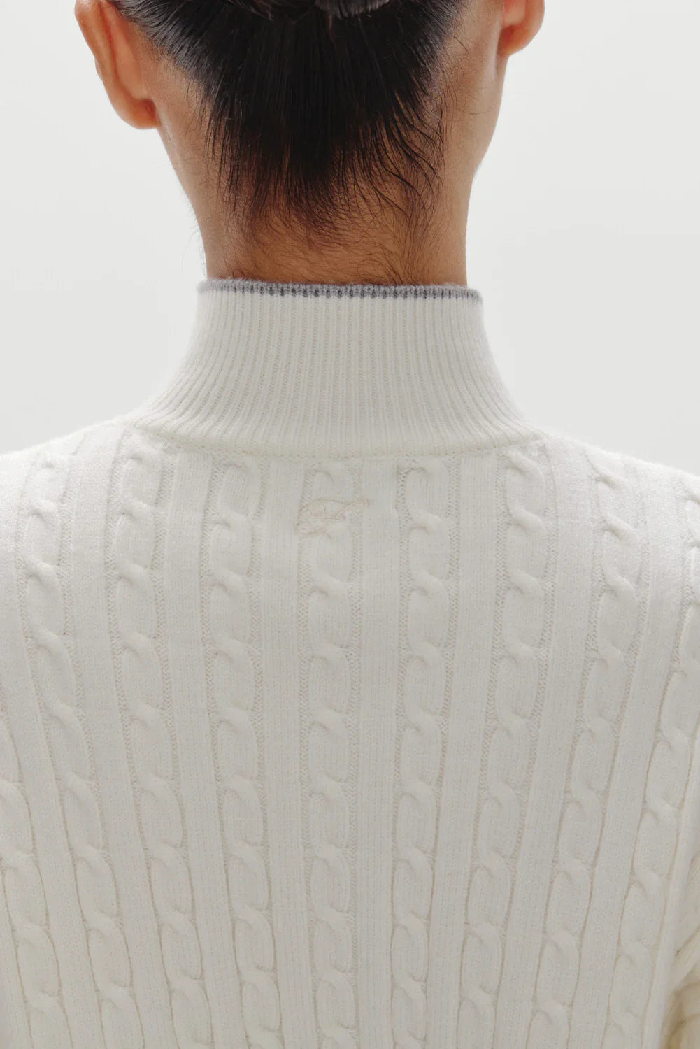 Bea Cloud Knit Zip Up Sweater - Honeymoon