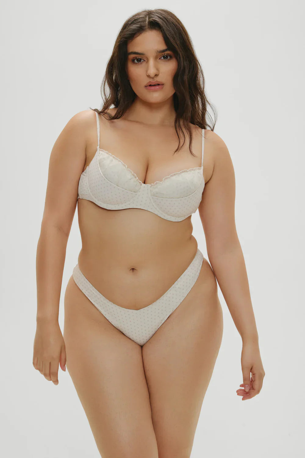 x Khy Enzo Cheeky Bikini Bottom - Pearl Dot