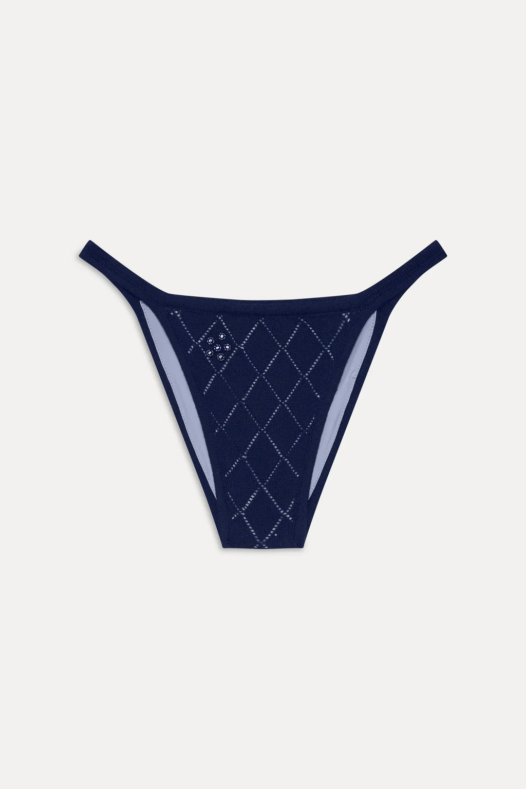Tide Cheeky Bikini Bottom - Diamond Stitch