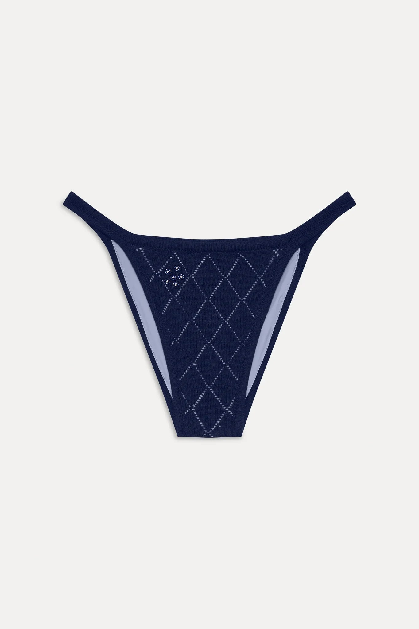 Tide Cheeky Bikini Bottom - Diamond Stitch