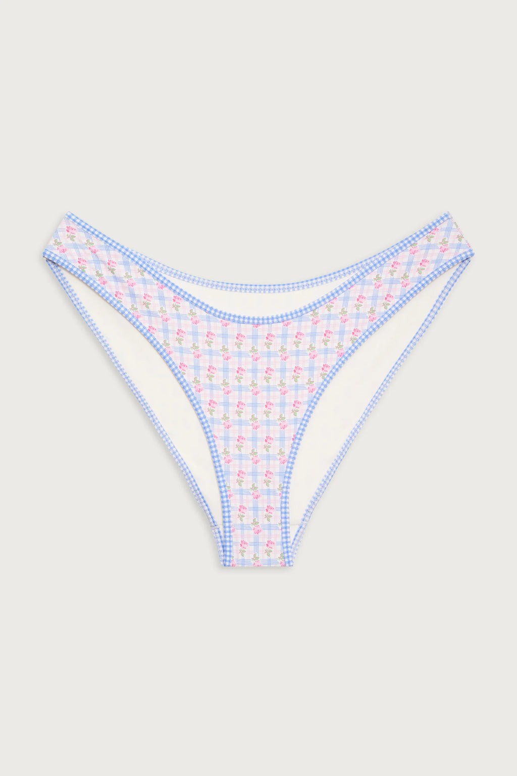 Catalina Full Coverage Bikini Bottom - Rose Picnic