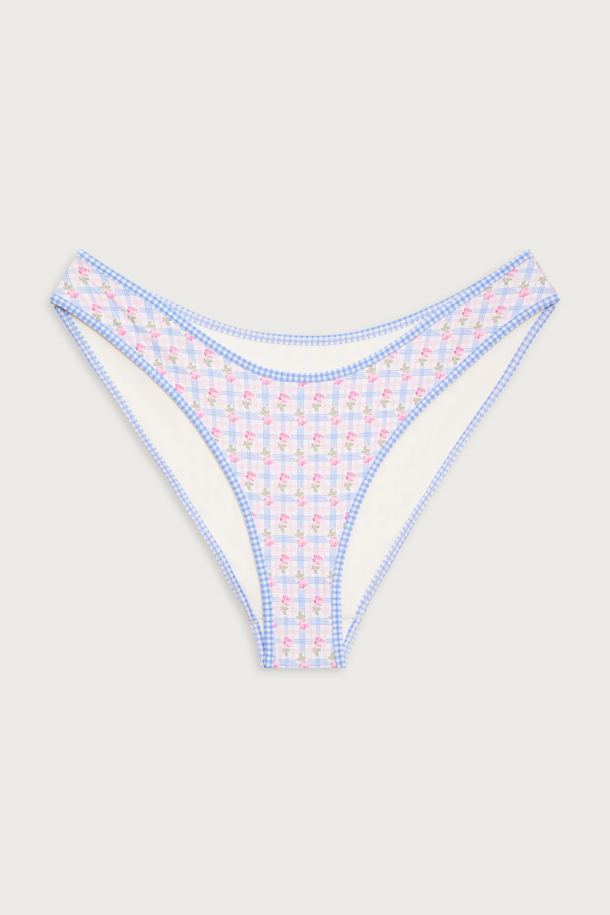 Catalina Full Coverage Bikini Bottom - Rose Picnic