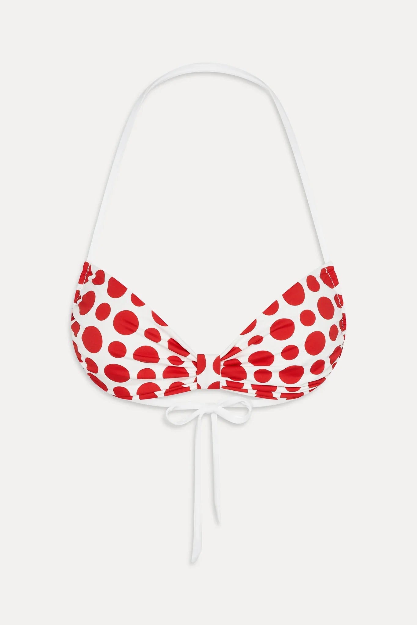 Reece Halter Bikini Top - Red Dottie