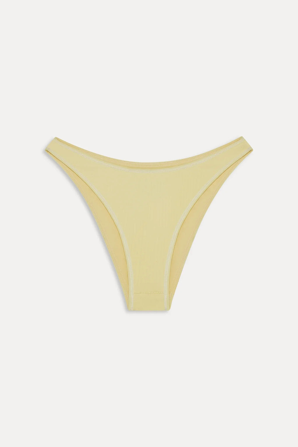 x JENNIE Dove Ribbed Bikini Bottom - Honeycomb