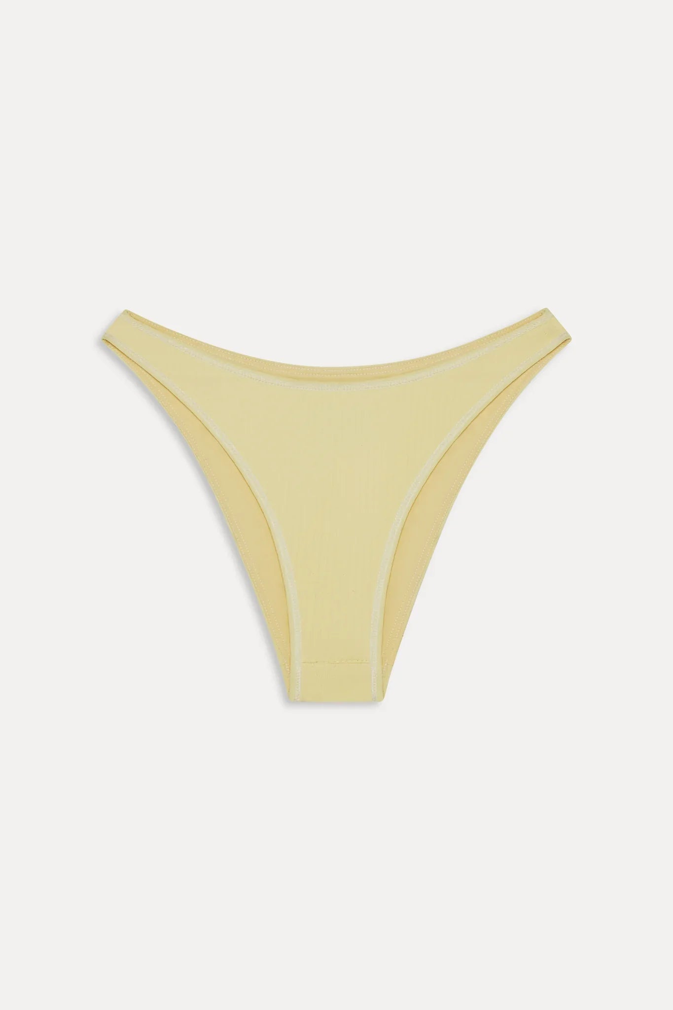x JENNIE Dove Ribbed Bikini Bottom - Honeycomb