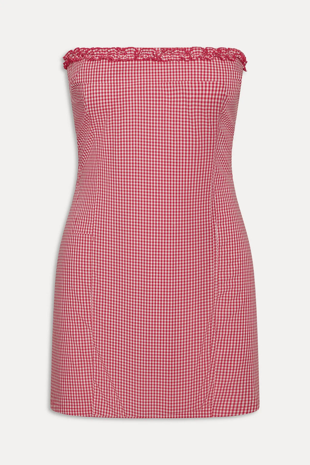 Poppy Strapless Cotton Mini Dress - Picnic Basket