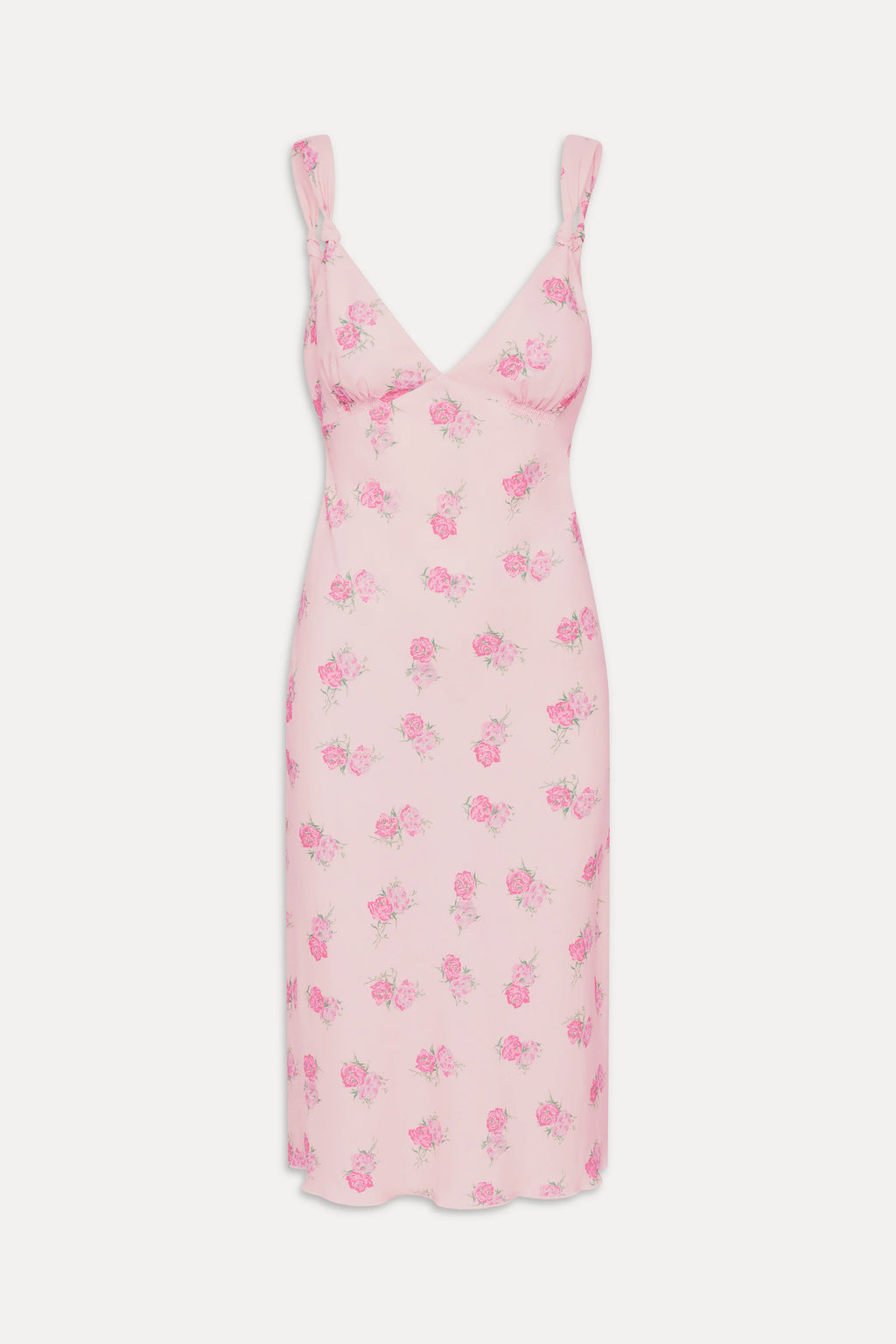 Gem Floral Midi Dress - Fresh Rose