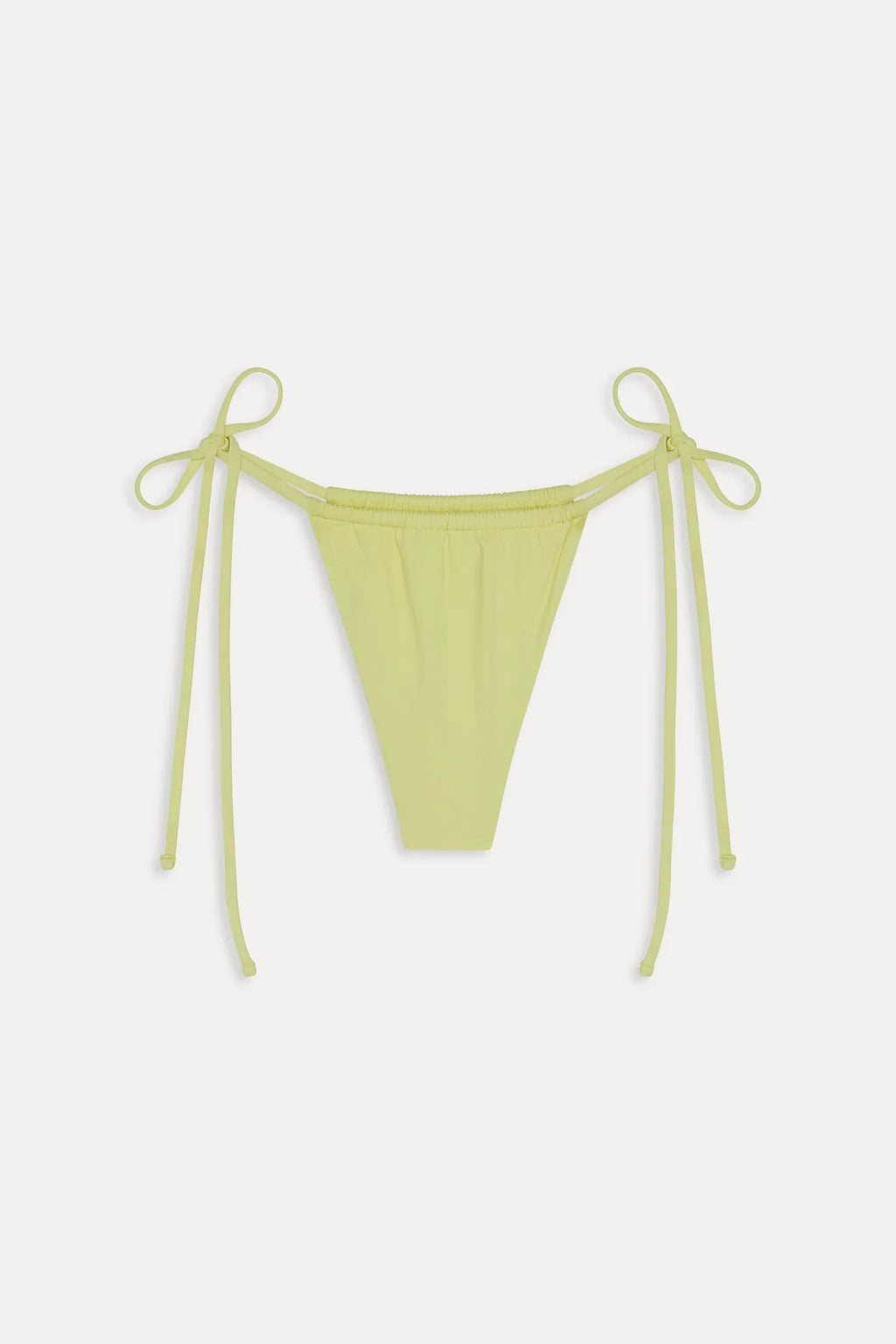 Tia Skimpy String Bikini Bottom - Yellow Mojito