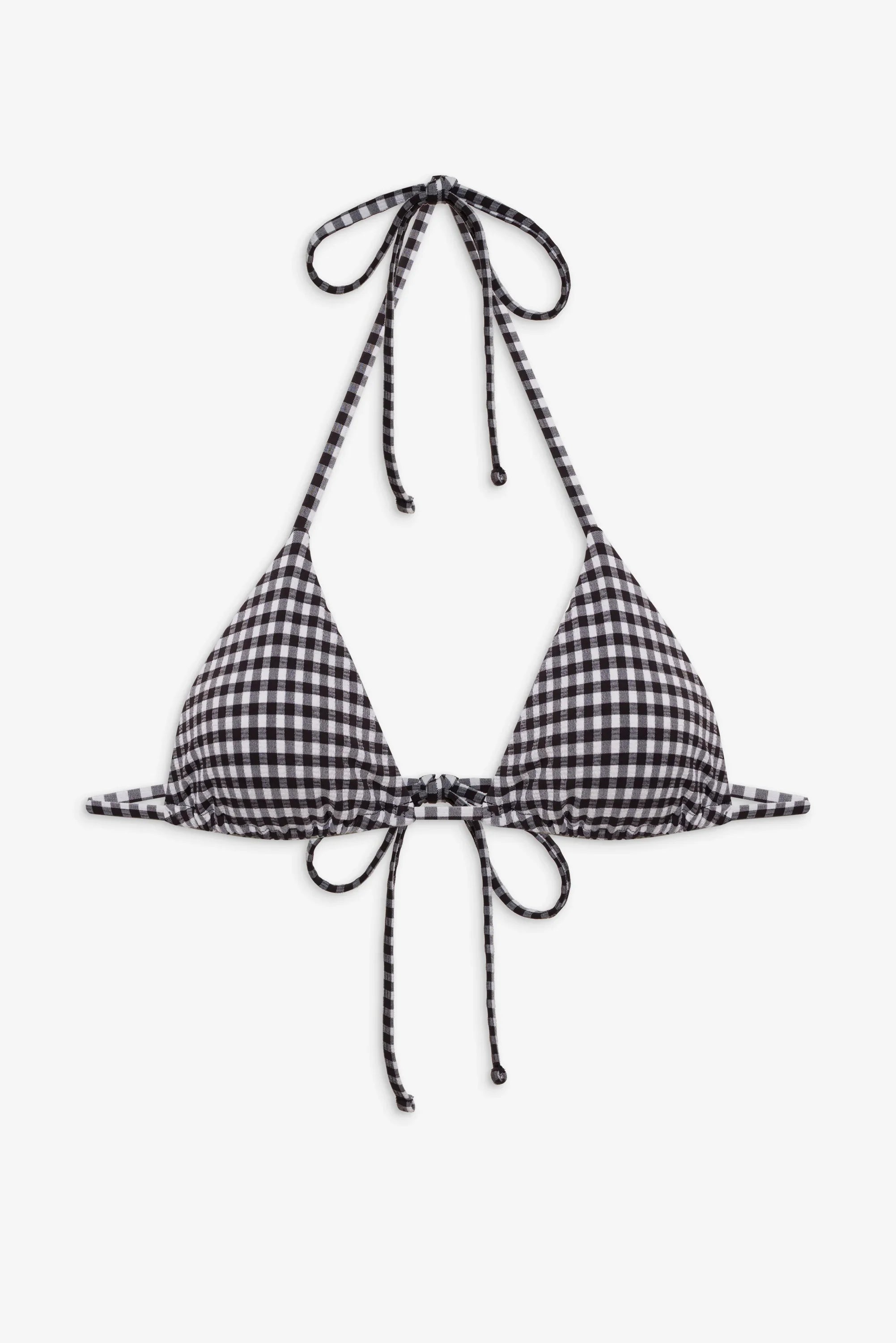 Nick Skimpy Triangle Bikini Top - Blackberry Gingham