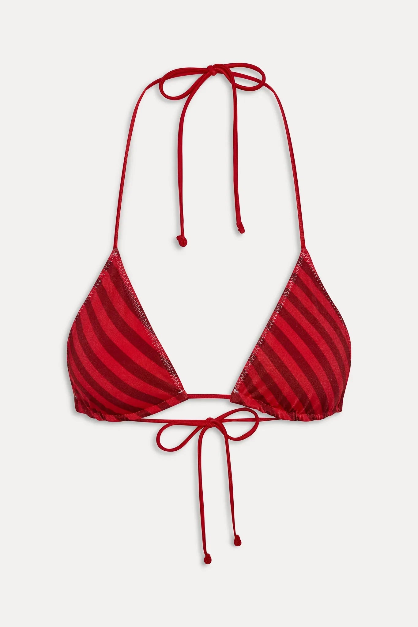 x JENNIE Nick Shine Bikini Top - Spring Stripe