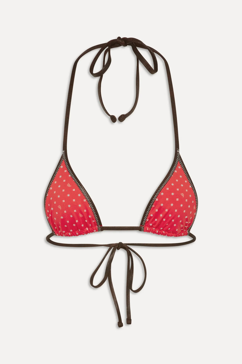 x BELLA HADID Paradise Halter Bikini Top - Lovebug