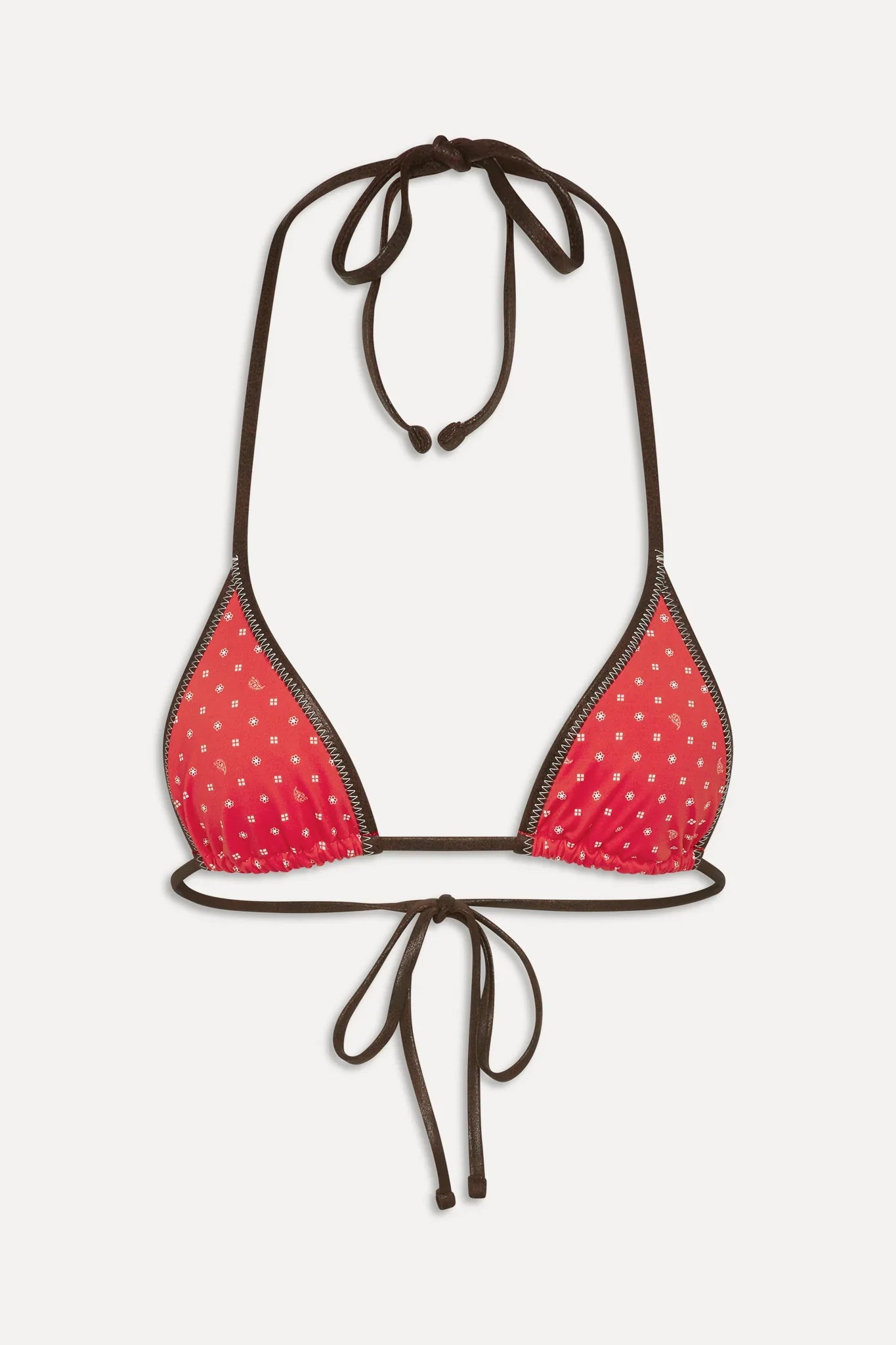x BELLA HADID Paradise Halter Bikini Top - Lovebug