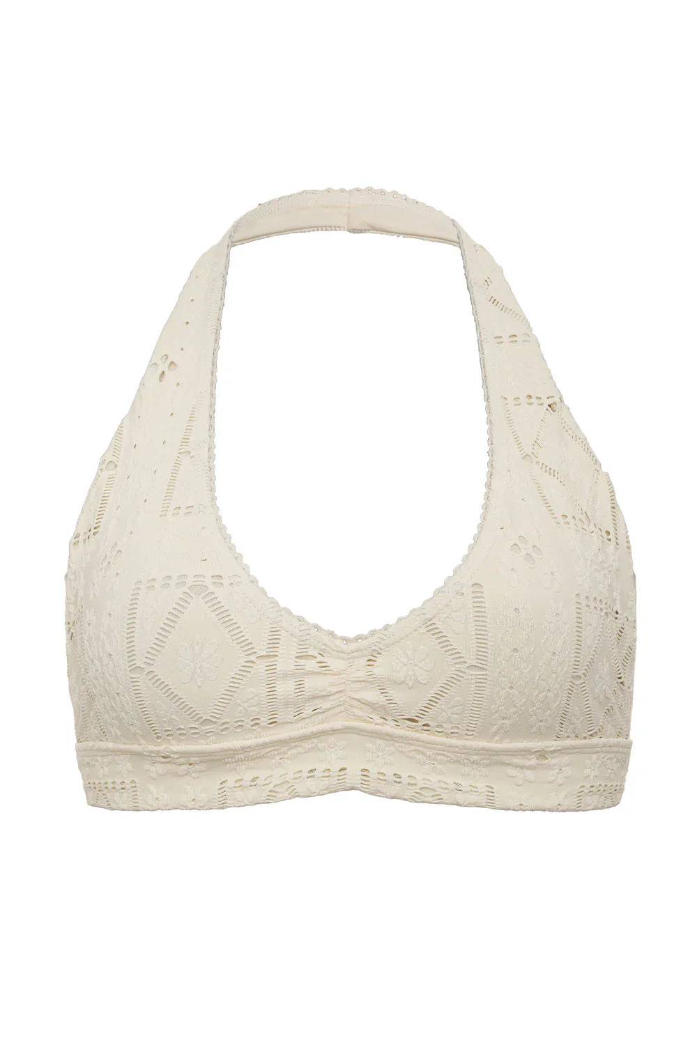 Edie Halter Bikini Top - Angel Dust