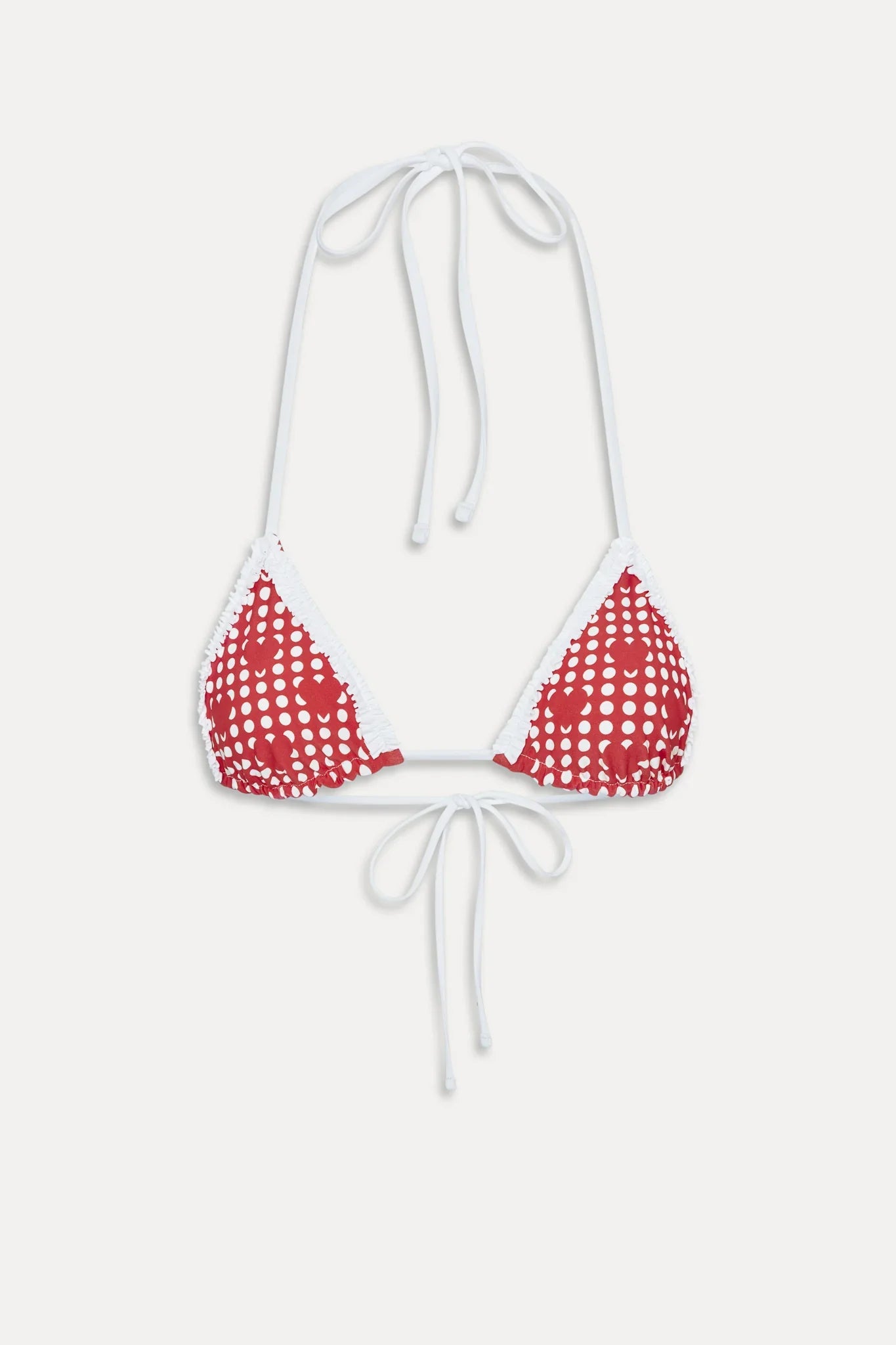 Nick Triangle Halter Bikini Top - Cupid