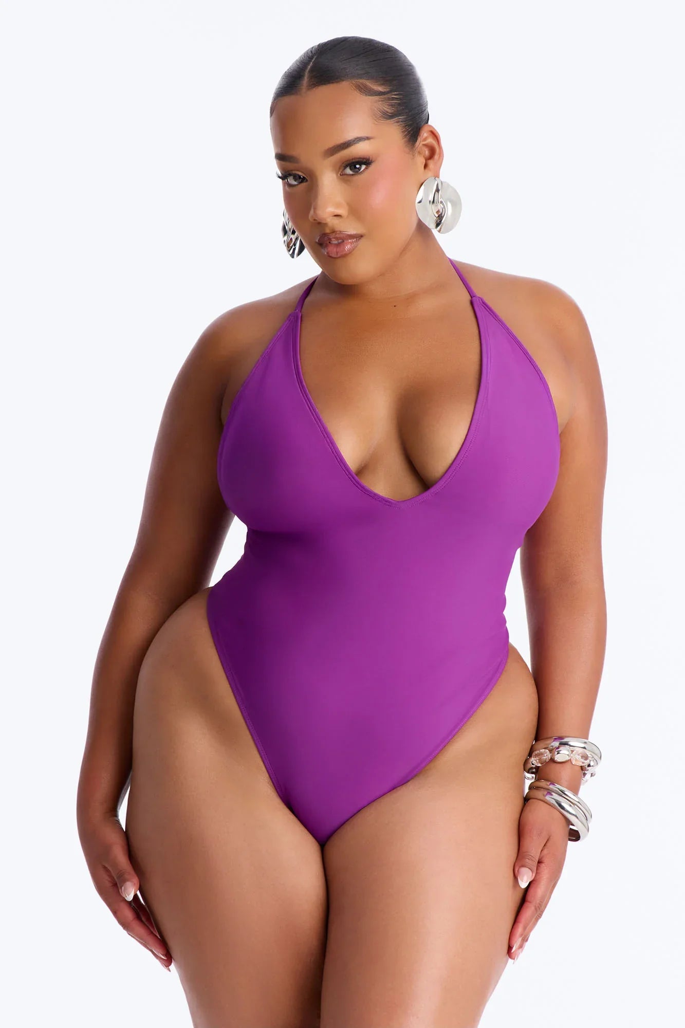 One And Only 1 Piece Swimsuit - Purple