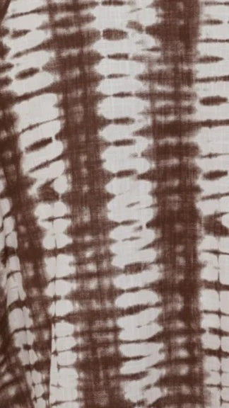 Marcel Maxi Dress - Chocolate Tie Dye