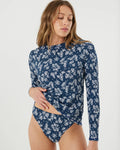 Hibiscus Haven Sea Skippin Rashguard
