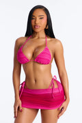 When You Were Mine Bikini And Coverup - Fuchsia