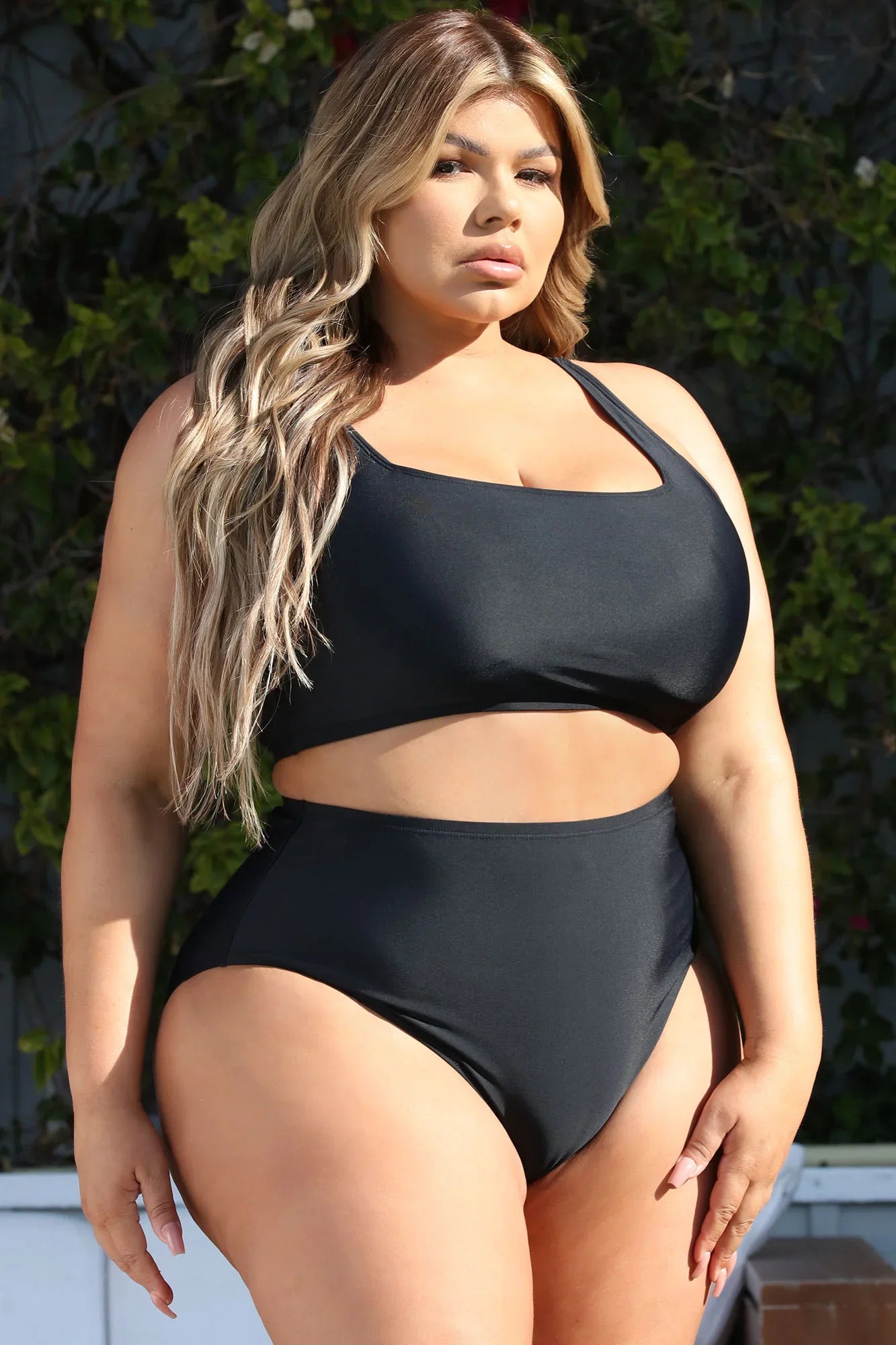 Maui Mix And Match High Rise Bikini Bottom - Black