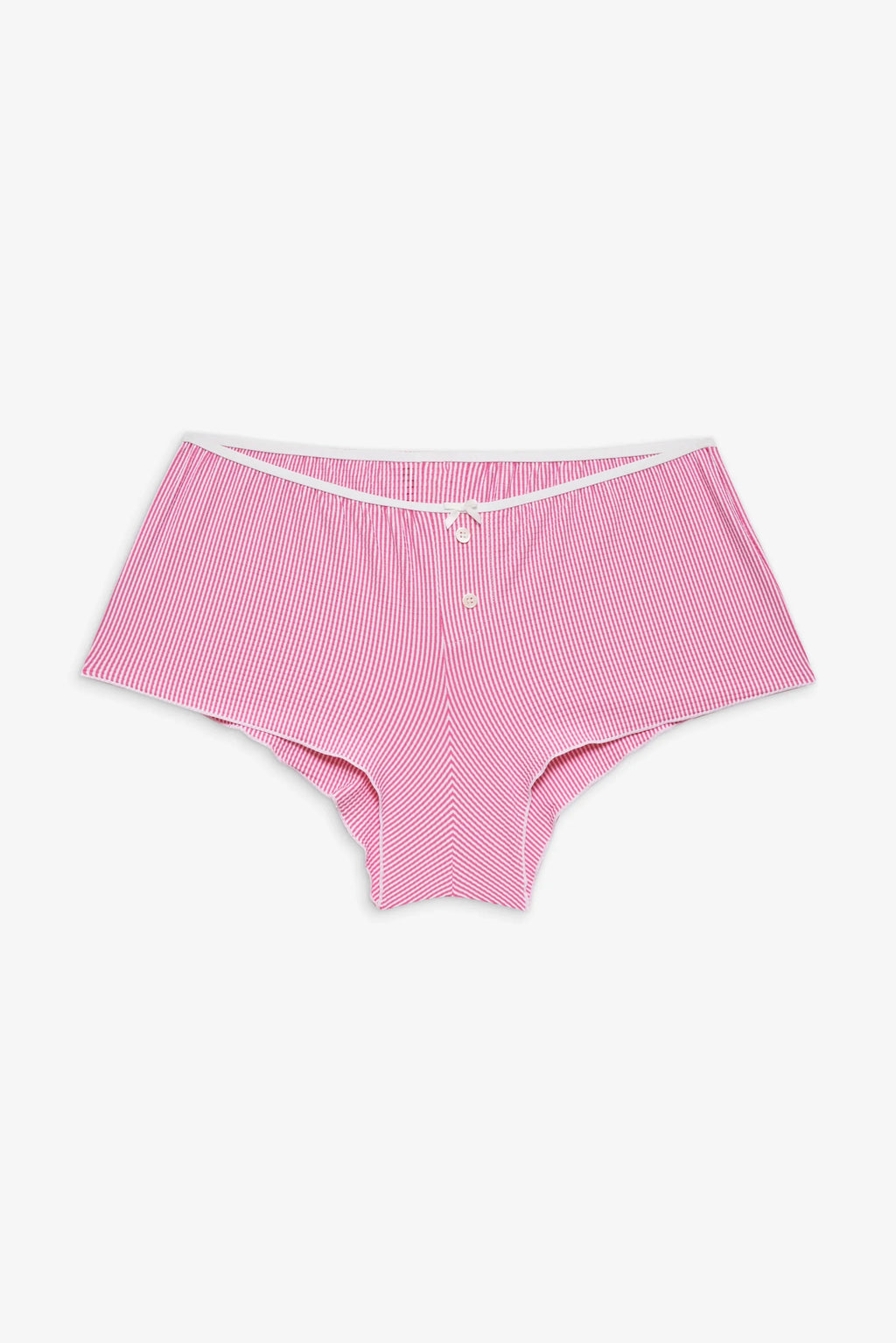 Indio Striped Booty Shorts - Pink Stripe