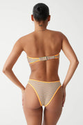 Dove Striped Classic Bikini Bottom - Hawaiian Sky