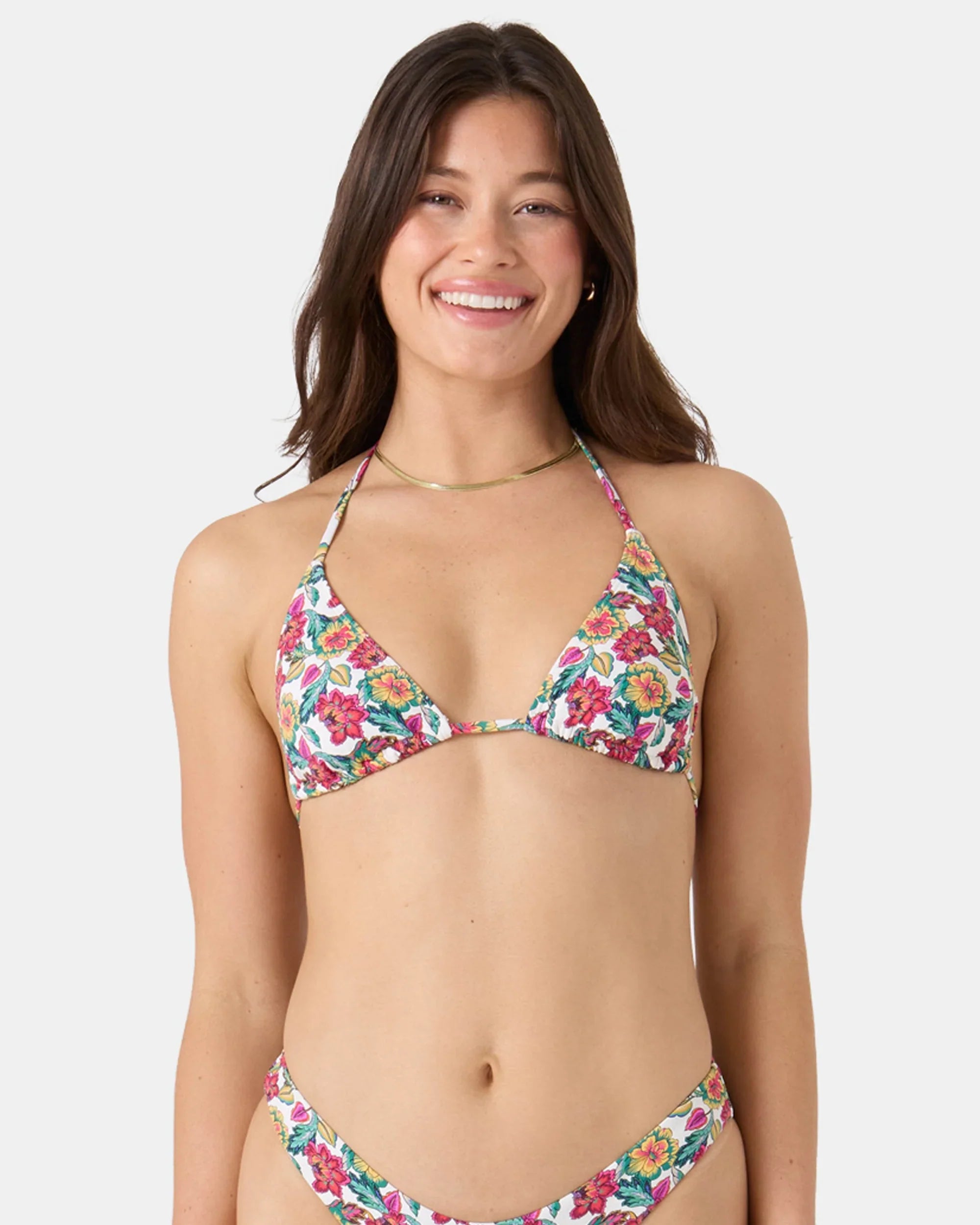 Beach Blossom Mini Tiki Triangle Bikini Top