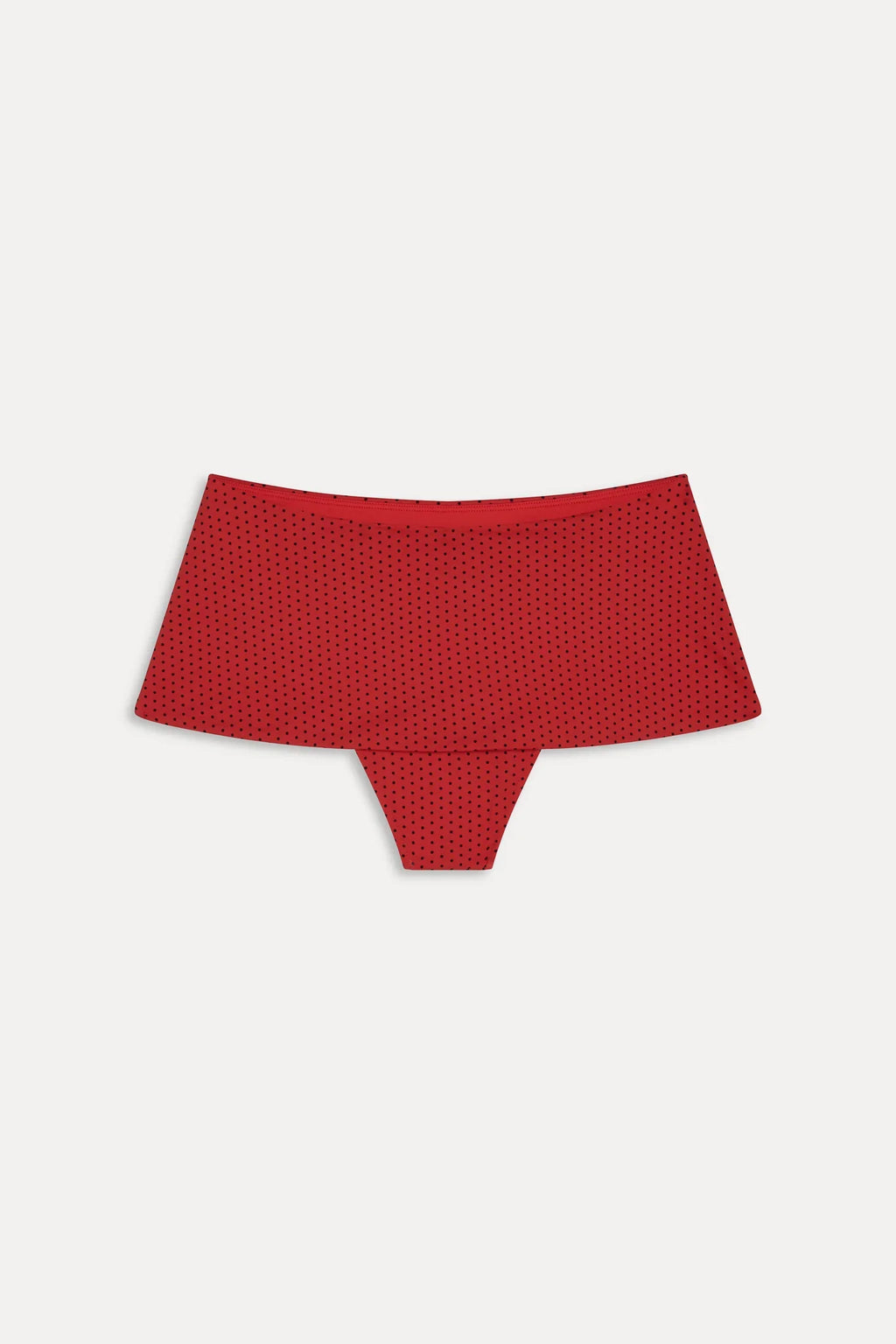 Clover Polka Dot Swim Skirt - Spice Dot
