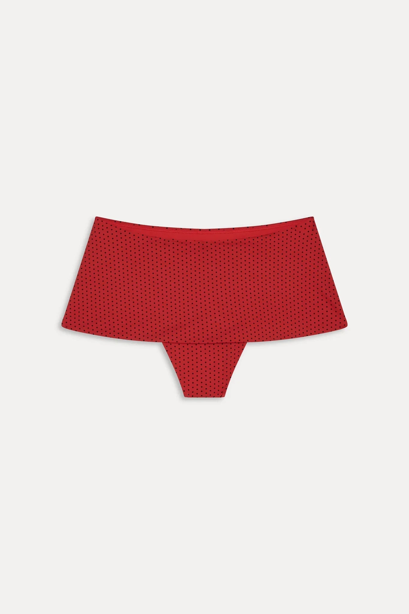 Clover Polka Dot Swim Skirt - Spice Dot