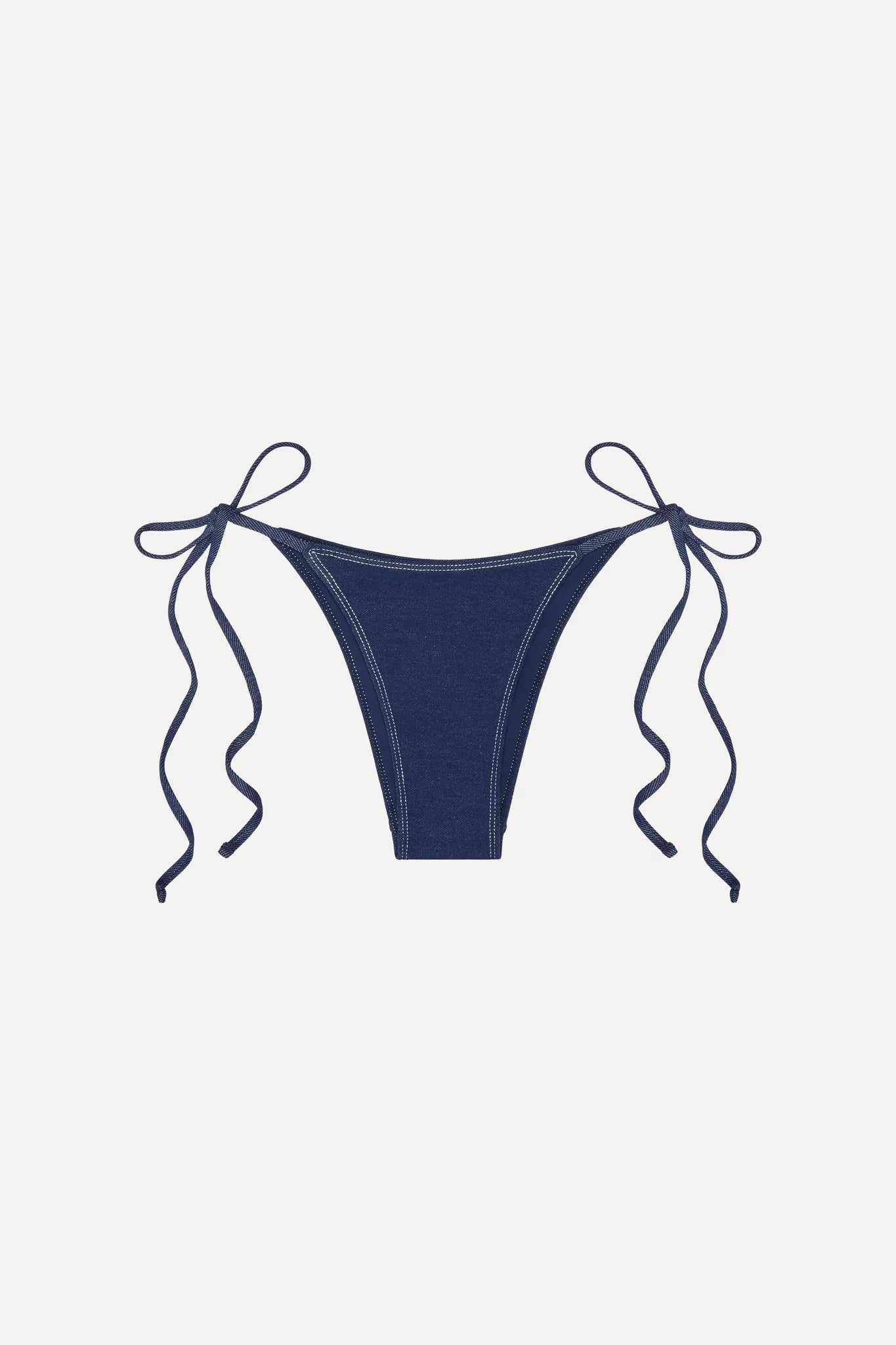 x BELLA HADID Mackenzie String Bikini Bottom - Summer Denim