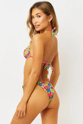 Gabe High Cut Bikini Bottom - Groovy