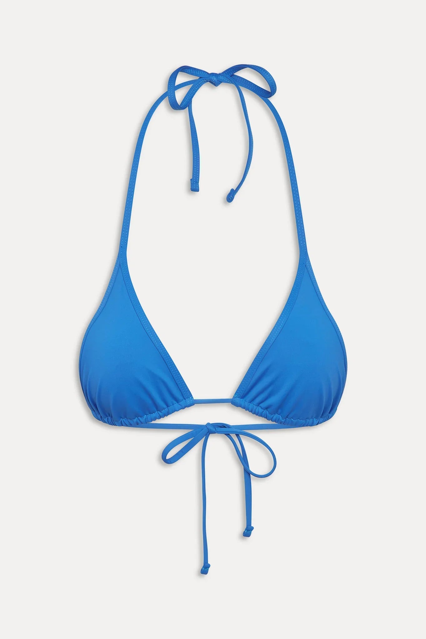Paradise Micro Halter Bikini Top - Lake Blue