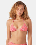 Garden Twirl Tiki Triangle Bikini Top