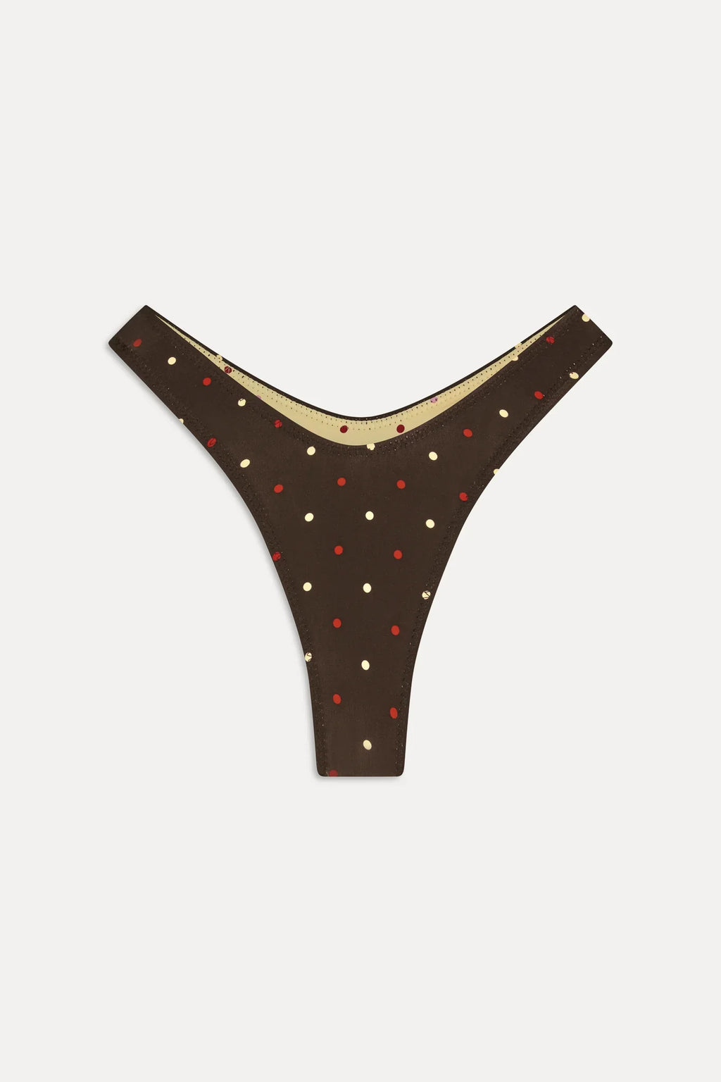 Full Moon Reversible Shine Bikini Bottom - Honey Bug