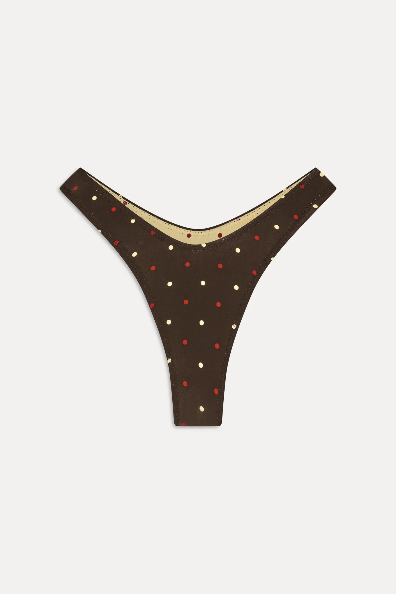 Full Moon Reversible Shine Bikini Bottom - Honey Bug