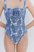Fawn Shine Ruffle One Piece Swimsuit - Paradiso Paisley