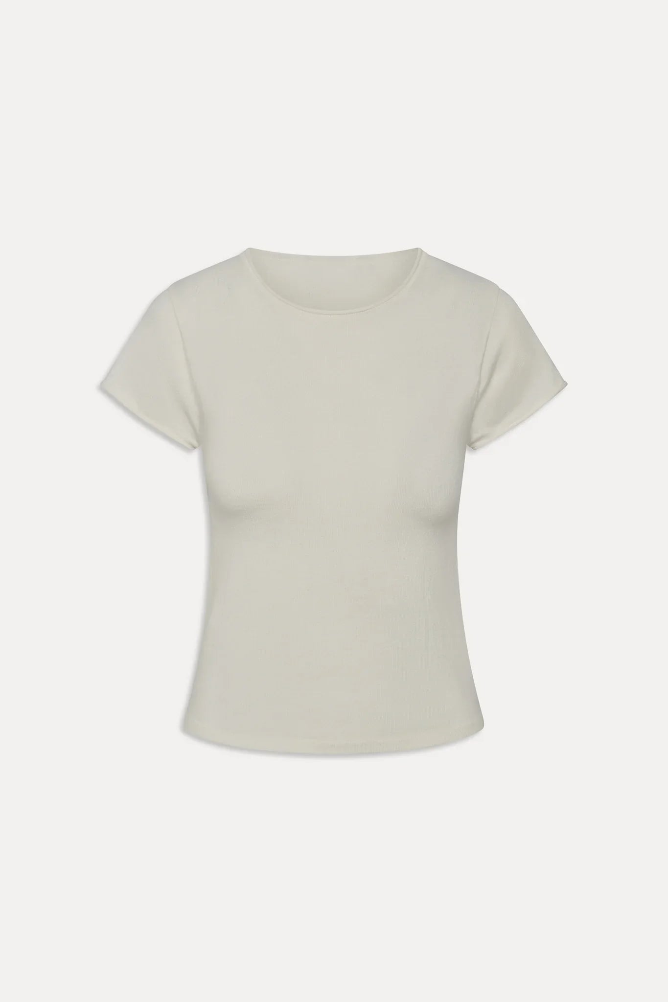 Baylee Knit Tee - Soft Vanilla