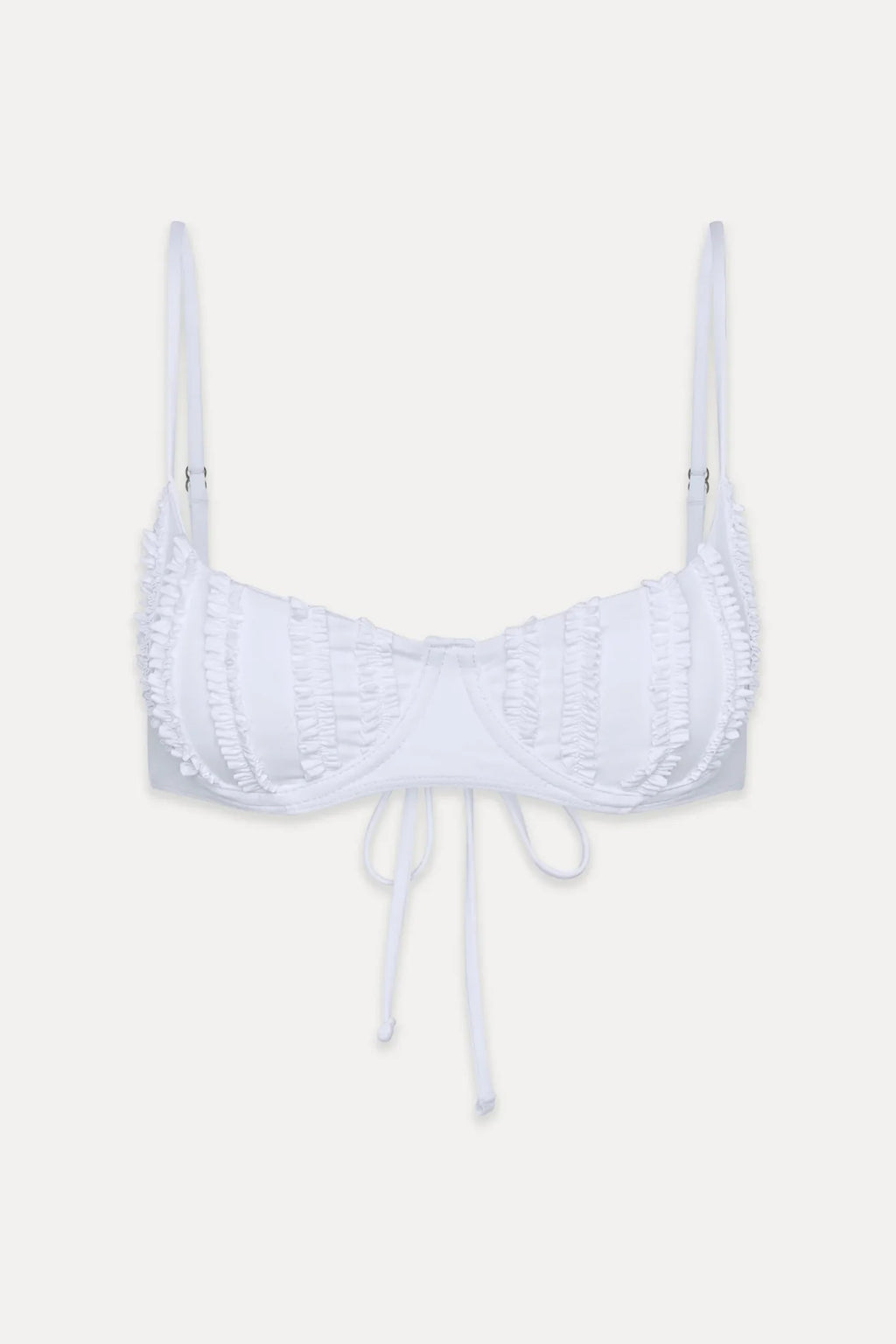 Cola Underwire Bikini Top - Optic White
