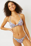 Gabe Halter String Bikini Top - Flower Farm