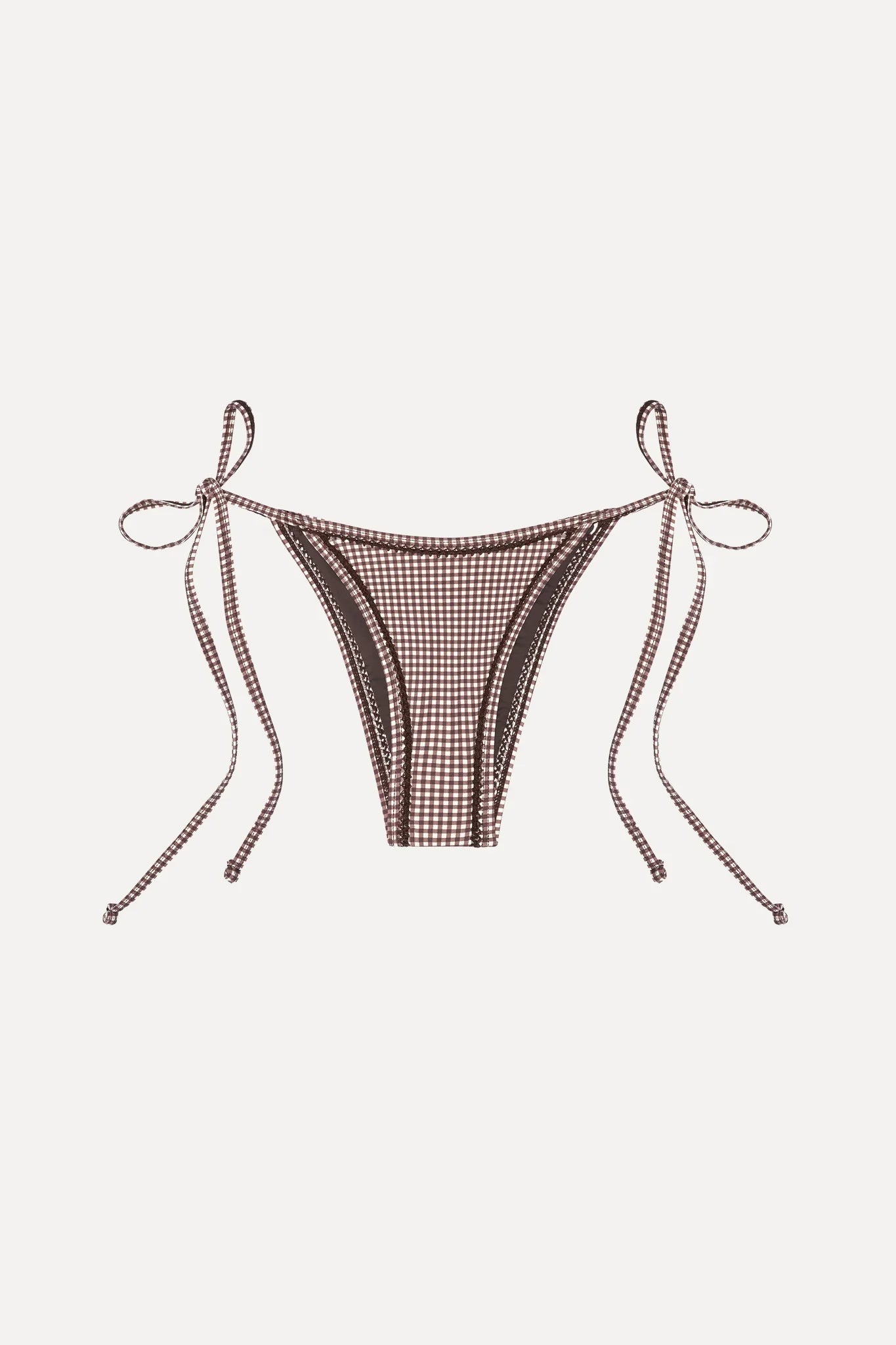 x BELLA HADID Mackenzie String Bikini Bottom - Dream Gingham