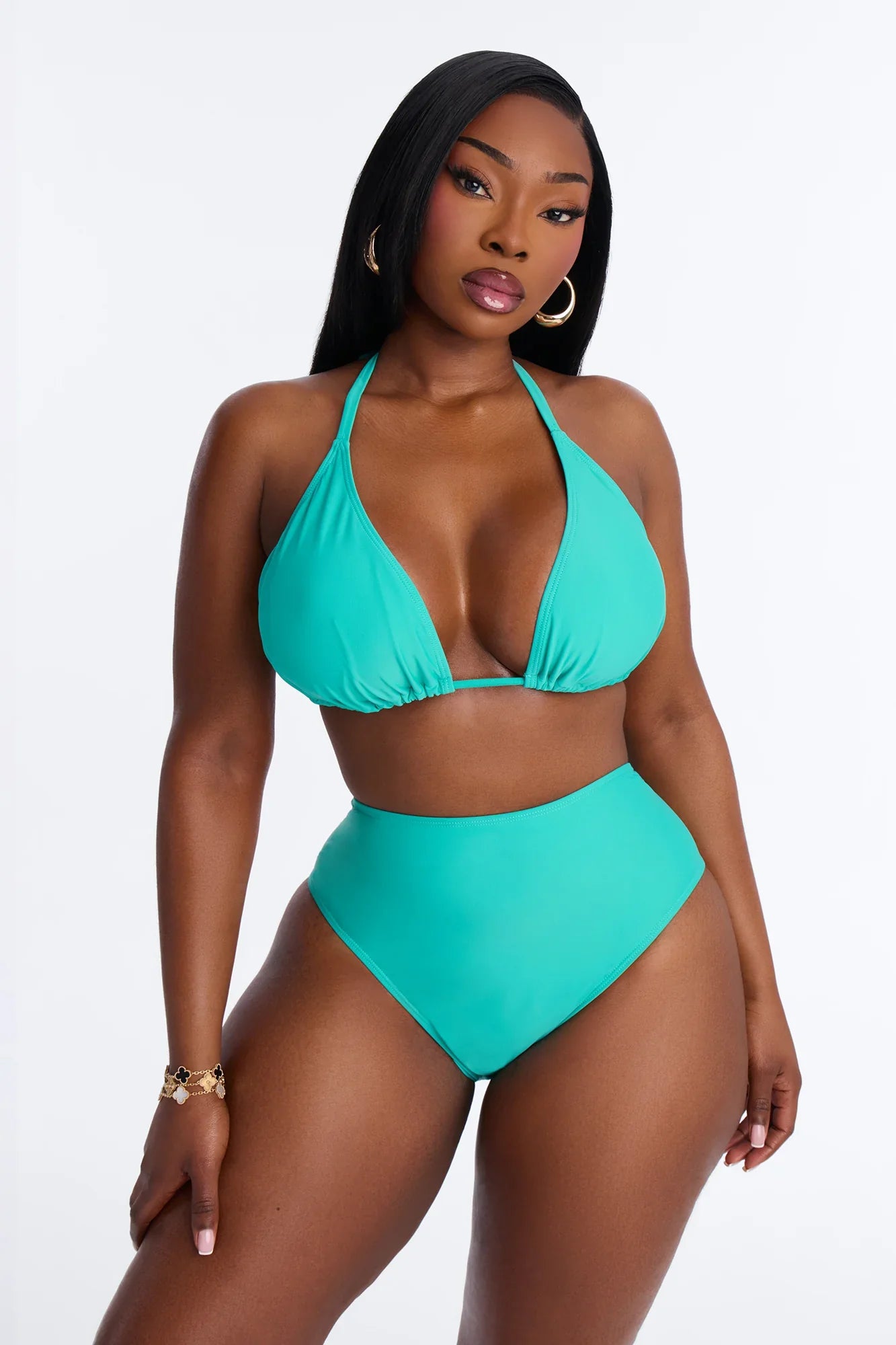 Maui Mix And Match Triangle Bikini Top - Mint