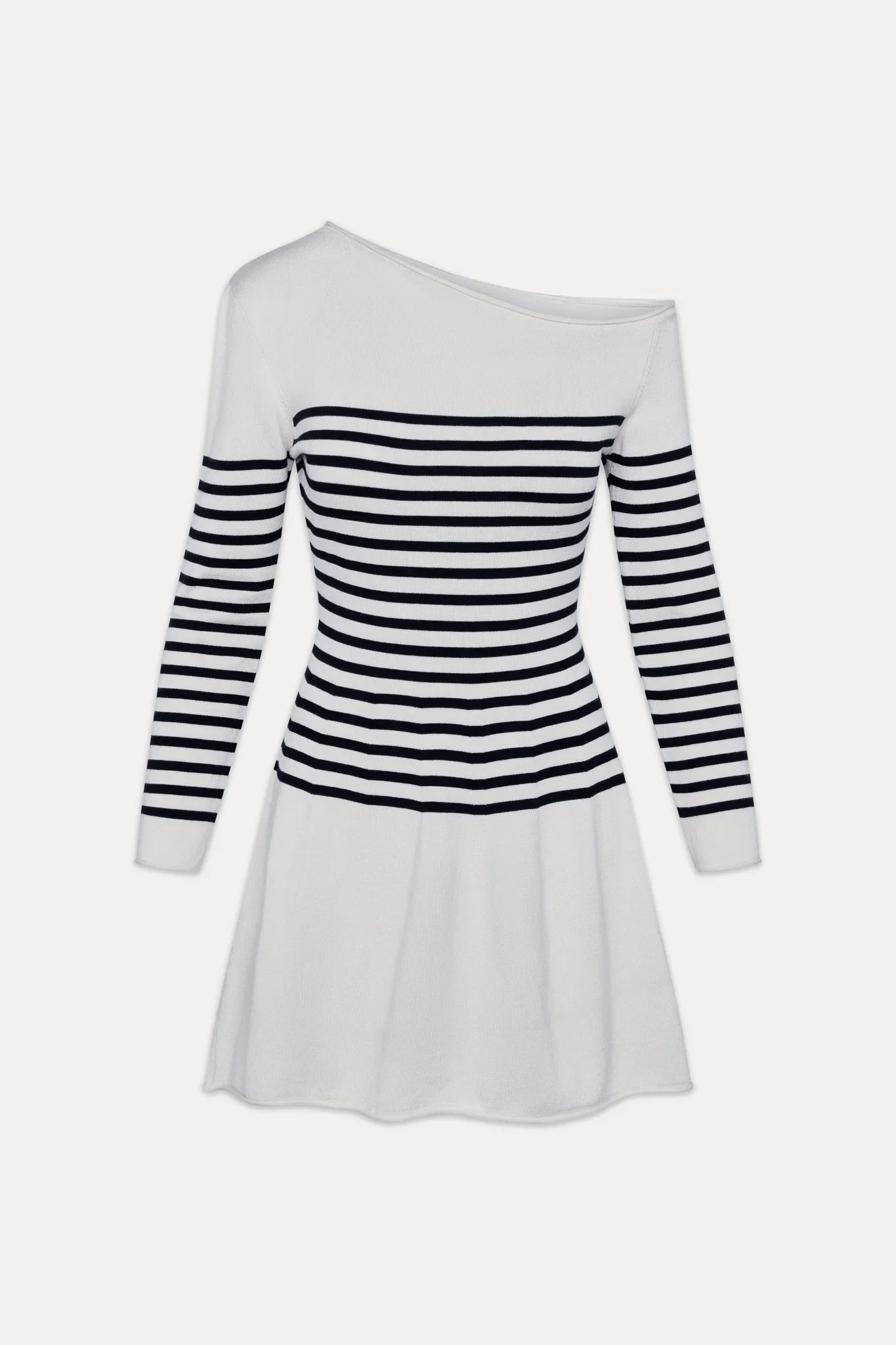 Boardwalk Off Shoulder Mini Dress - Ivory