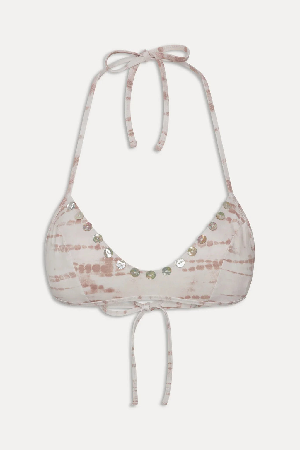 Micah Halter Bikini Top - Sand Drift Print
