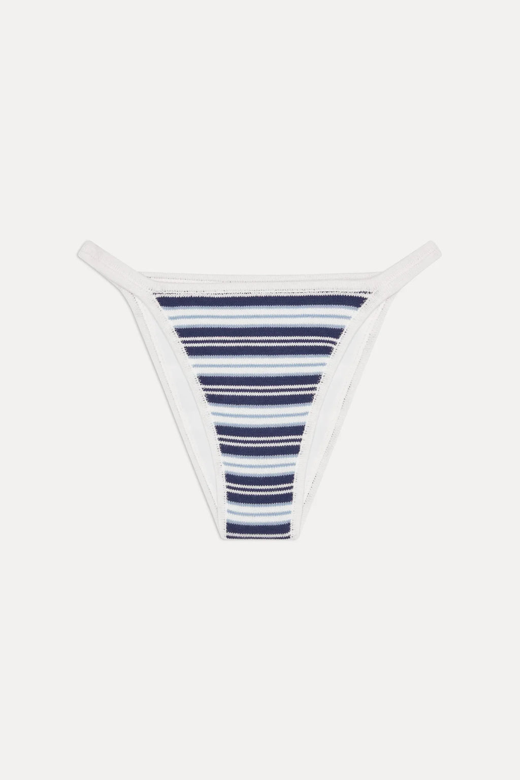 x JENNIE Tide Knit Bikini Bottom - Arctic Stripe