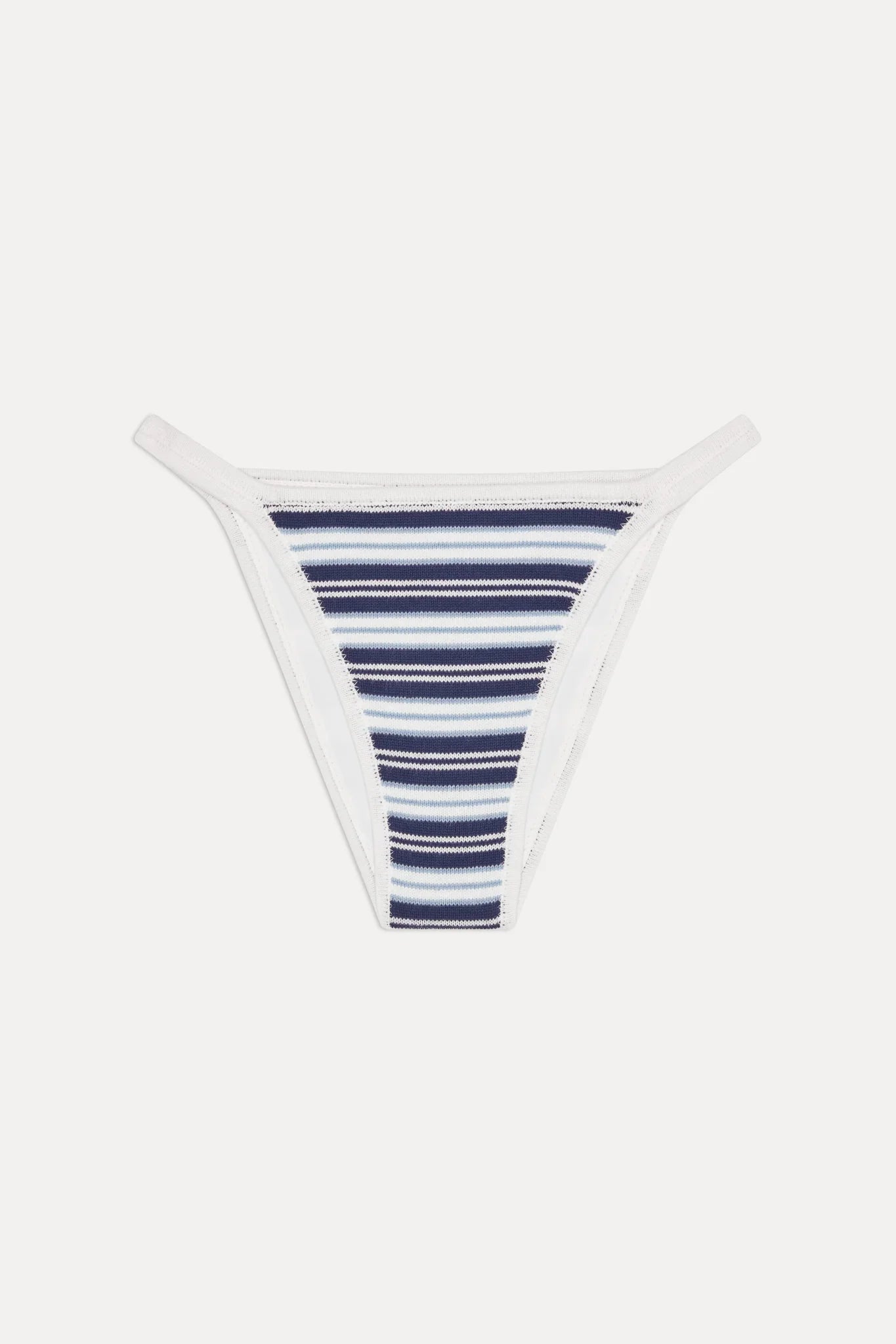 x JENNIE Tide Knit Bikini Bottom - Arctic Stripe